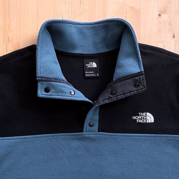 The North Face TKA Glacier 1/4 Snap-Neck Fleece Pullover Men's Medium - Picture 2 of 5